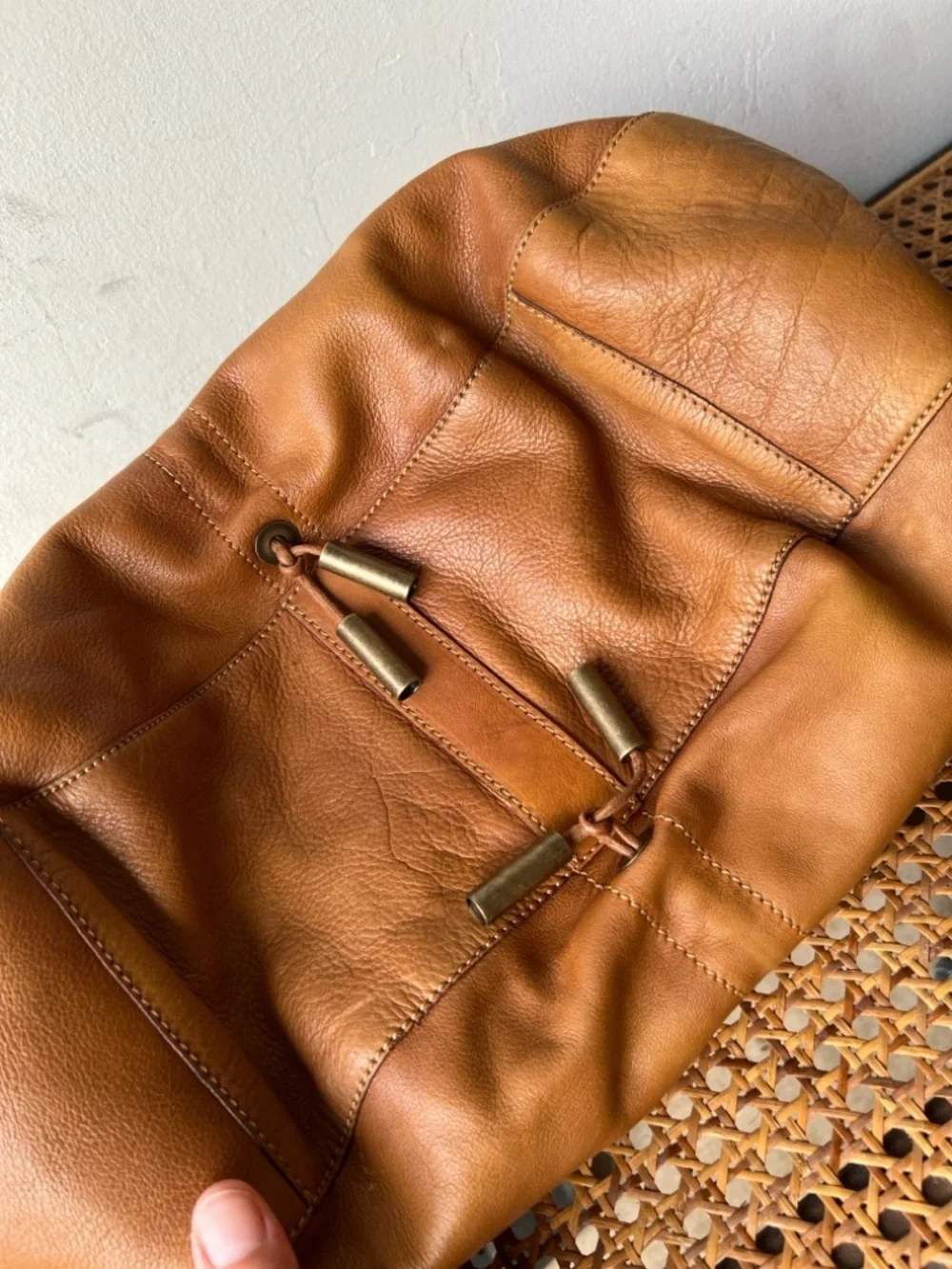 Donna Karan Embellished Leather Hobo